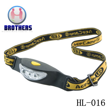 Plastic Camping Outdoor LED Headlamp (HL-016)